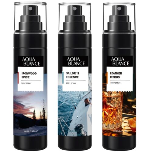 aqua blance – body spray hombre pack x3 (10.2 oz total)