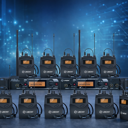 LMBGM AR2090-8 Sistema Inalámbrico UHF de Monitoreo In-Ear – Dos Canales
