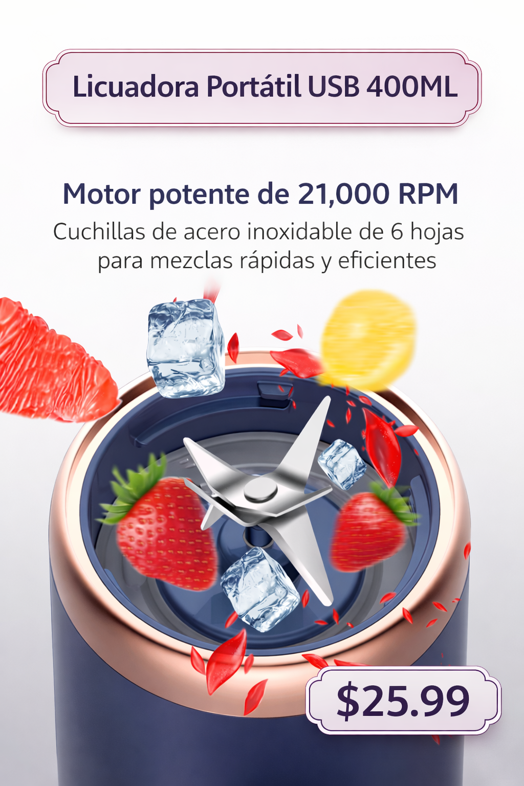 licuadora portátil usb 400ml licuadora portátil usb 400ml