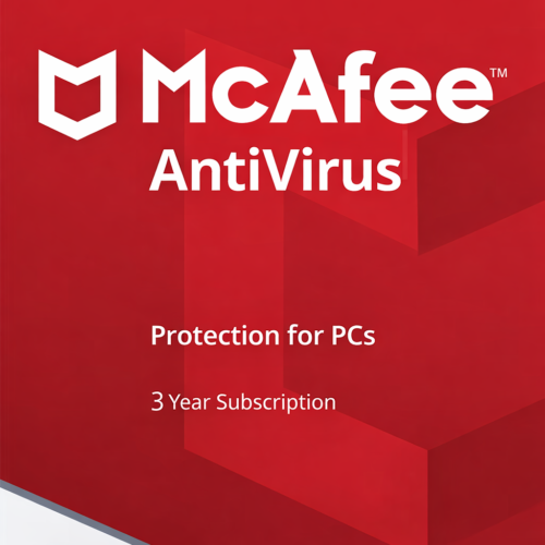 McAfee AntiVirus para PC – 1 Dispositivo / 3 Años (Licencia Global)